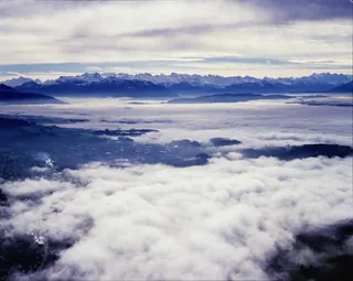 Albispass Summit, Rigi, Föhn Atmosphere (23.11.2002)