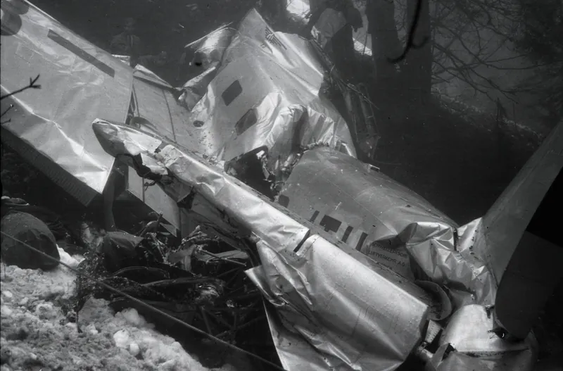 Flight accident of pilot Gerber and radio operator Müller with the General Aviation Clark GA-43, HB-ITU on the Rigi (02.05.1936)