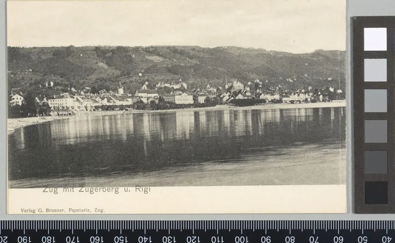 Zug mit Zugerberg u. Rigi