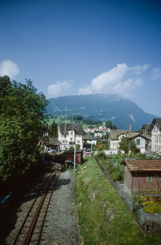 Arth, Goldau, Arth-Rigi-Bahn ARB, today Rigibahnen AG (8/1994)