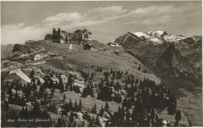 Rigi Kulm with Glärnisch (vor 12.8.1930)