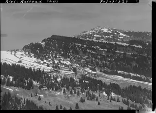 Rigi Kaltbad LU, general view and partial view (19.05.1970)