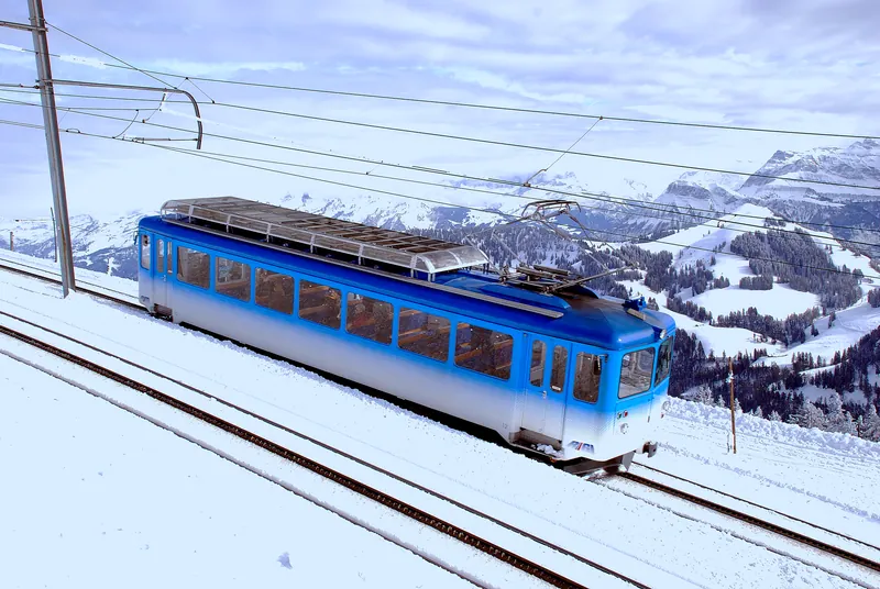 Arth-Rigi-Bahn-bei-Rigi-Kulm (26. März 200826. March 2008)