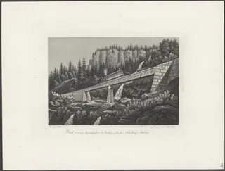[Pont sur les Cascades de Rothenfluh. Arth- Rigi -Bahn] (from 1875)