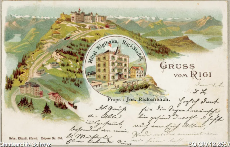 Rigi-Staffel und Rigi-Kulm (1900)