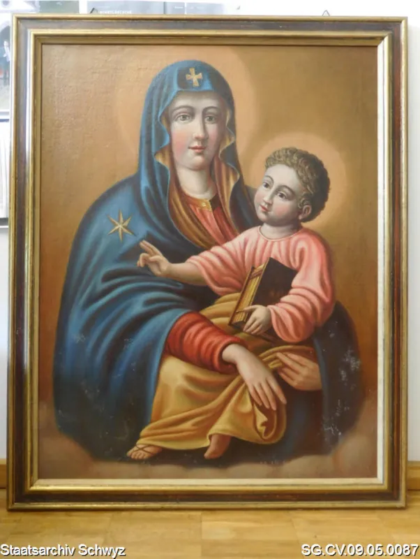 Kopie des Gnadenbildes Maria zum Schnee, Rigi Klösterli (18. Jh.)
