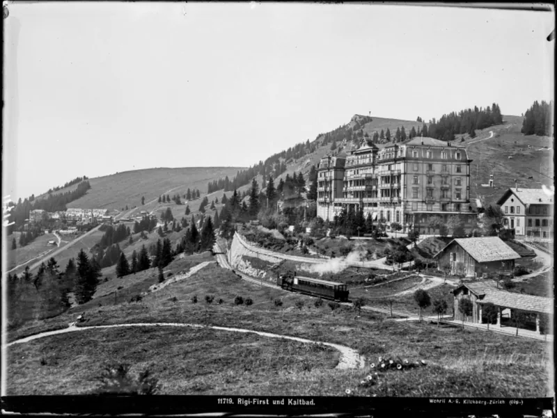 Rigi First, Ortsteilansicht (approx. 1910)