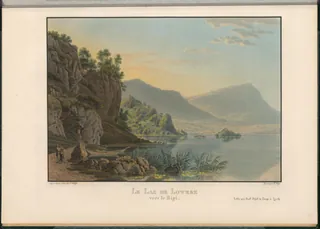 Le Lac de Lowerz vers le Rigi (1819)