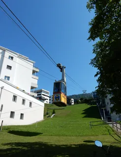 Küssnacht am Rigi, Greppenstrasse, aerial cableway Küssnacht - Seebodenalp (08.09.2015)