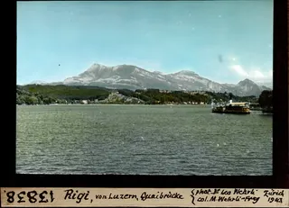 Rigi, from Lucerne Quaibrücke (1943)