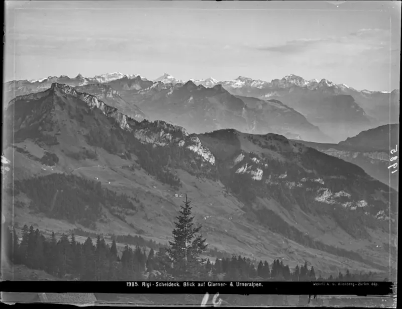 Rigi Scheidegg, Panorama (1906)