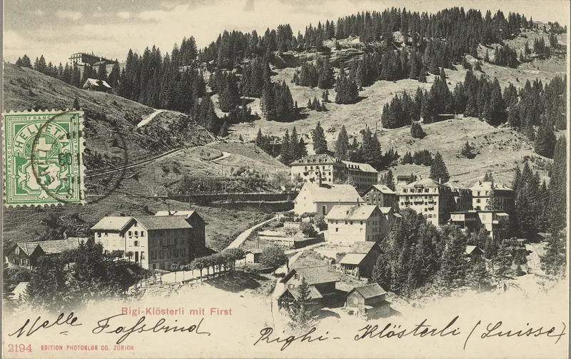 Rigi, Klösterli with ridge (vor 11.02.1903)