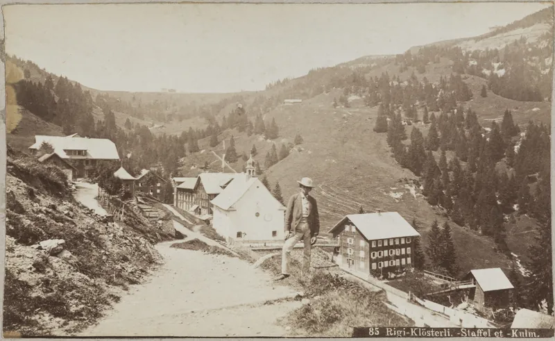 Rigi-Klösterli, -Staffel et -Kulm (ca. 1875)