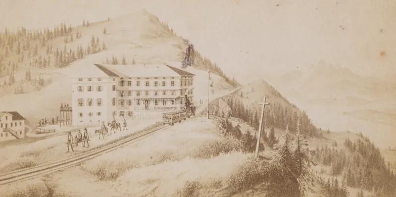 Rigi Relay (1604 m) (ca. 1875)