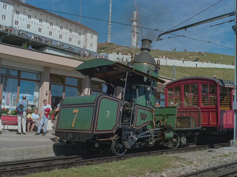 Canton SZ, Arth, Rigi Kulm, steam locomotive no. 7 (30.09.1996)