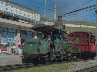 Canton SZ, Arth, Rigi Kulm, steam locomotive no. 7 (30.09.1996)