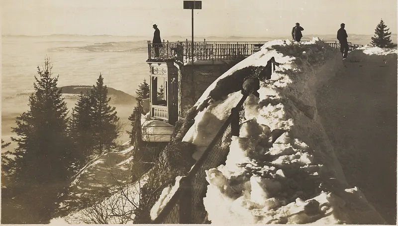 Rigi-Känzeli, sea of fog (ca. 1930)