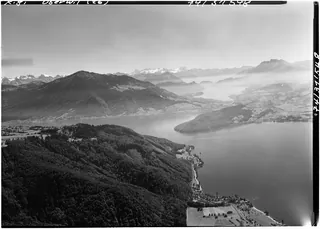 Rigi Massif SZ, LU, overviews and views from different directions (13.08.1974)
