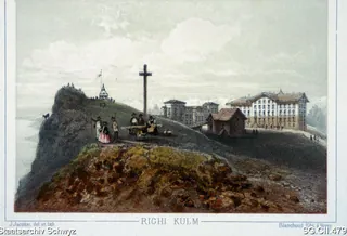 Hotel Rigi-Kulm mit Aussichtsturm (1856 - 1875)