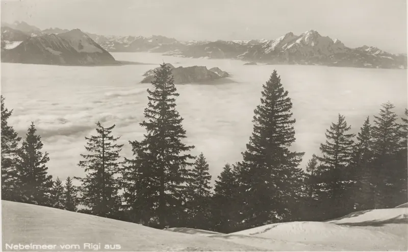Sea of fog from Rigi (vor 20.8.1937)