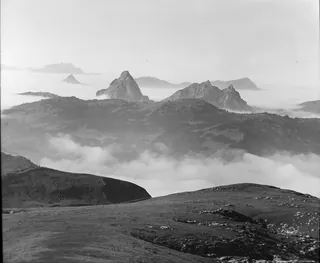 Sea of fog with Pilatus, Mythen a. Rigi from Grossen Biet (unbekannt)