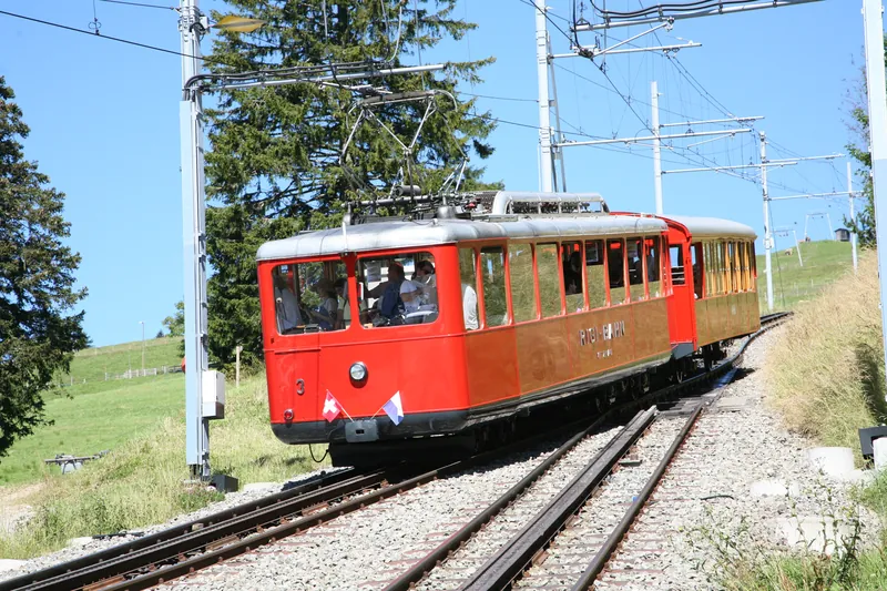 Weggis, Rigi Kaltbad-First, former VRB station, today Rigi Bahnen AG RB (07.08.2016)