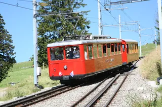 Weggis, Rigi Kaltbad-First, former VRB station, today Rigi Bahnen AG RB (07.08.2016)