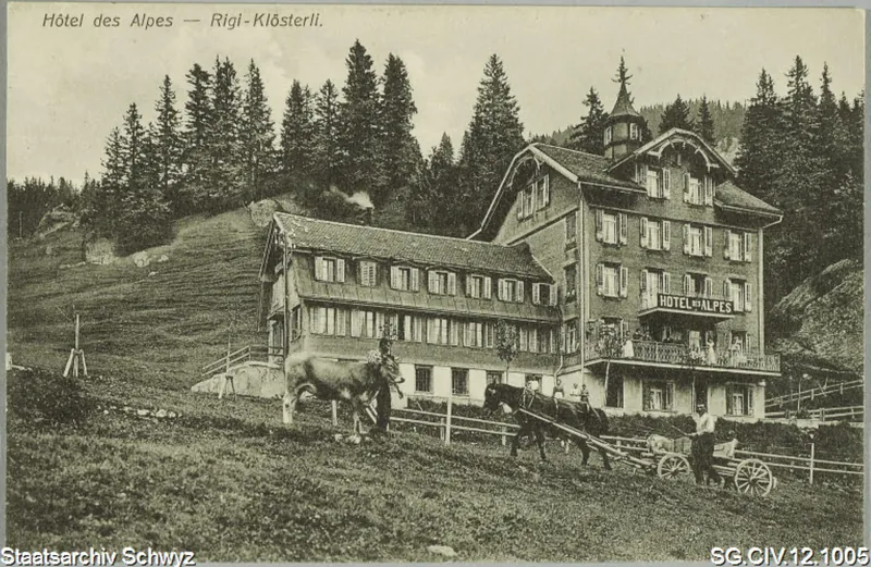 Hotel des Alpes, Rigi-Klösterli (1909)