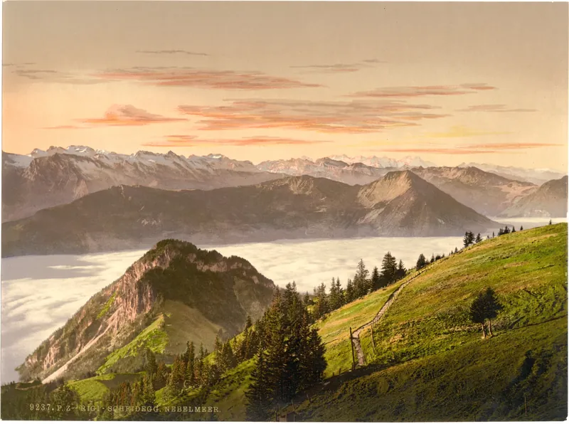 Rigi Scheidegg and Lake Lucerne, Rigi, Switzerland (between 1890 and 1900)