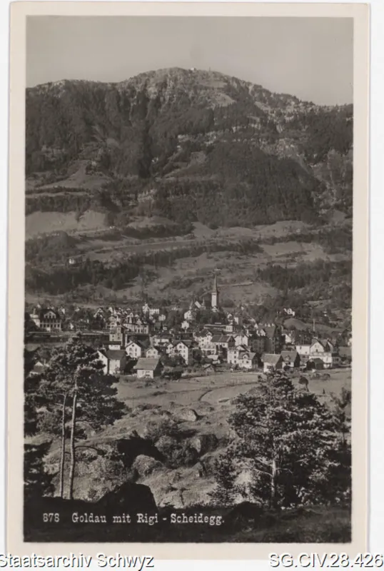 Goldau mit Rigi-Scheidegg (keine Angabe)