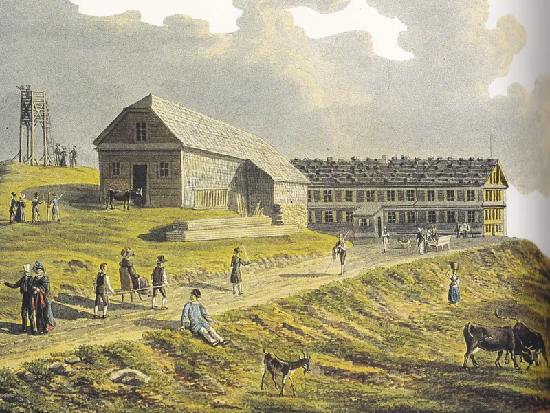 Bau Rigi Kulm (1820)