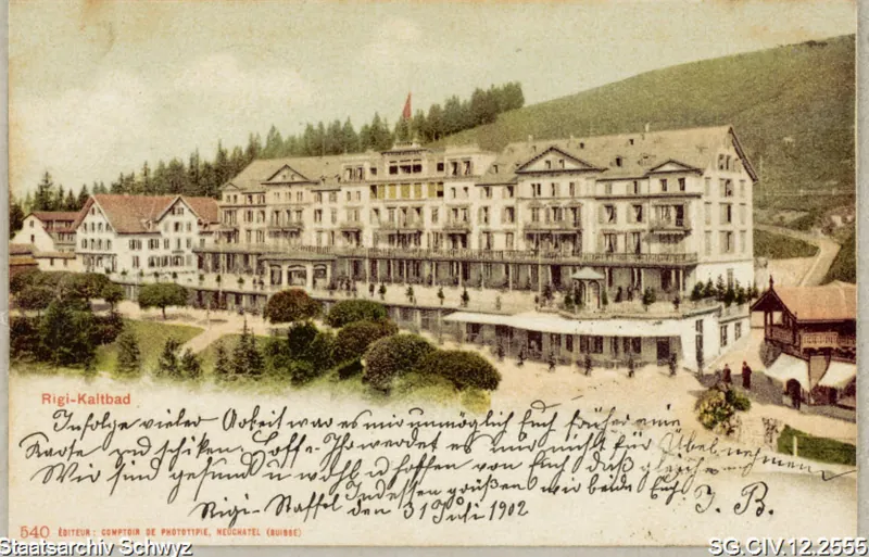 Rigi-Kaltbad: Hotelanlage (1902)