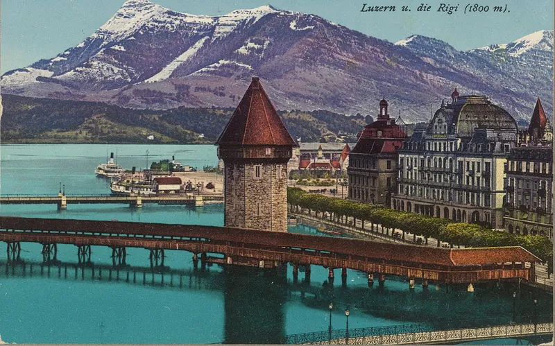 Lucerne & the Rigi, 1800 m (vor 09.02.1919)