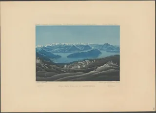 Rigi Kalt-Bad vu de Staffelhöhe (from 1868)