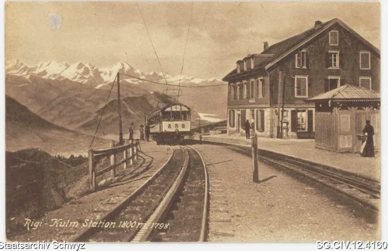 Station der Rigi-Bahn, Rigi-Kulm (keine Angabe)