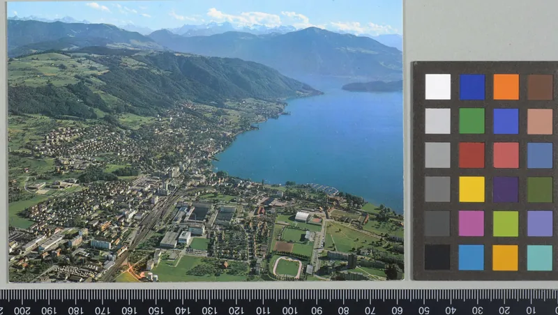 Schweiz - Suisse - Switzerland : Zug : Zugersee, Rigi und Alpen