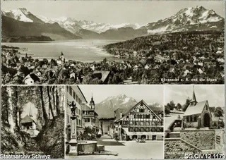 Küssnacht m Rigi und die Alpen (1951)