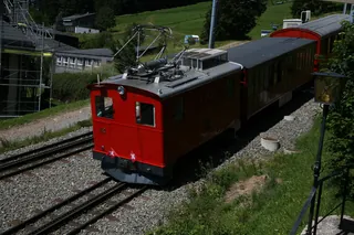 Weggis, Rigi Kaltbad-First, former VRB station, today Rigi Bahnen AG RB (07.08.2016)