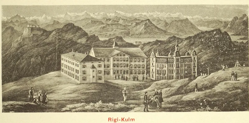 Johann Heinrich Müller, 1825-1894 G10 Rigi Kulm (between 1870 and 1890)