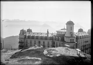 Arth, Hotel Rigi -Kulm, Teilansicht (approx. 1890)