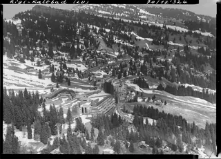 Rigi Kaltbad LU, general view and partial view (19.05.1970)
