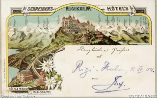 Hotel Schreiber, Rigi-Kulm (1904)