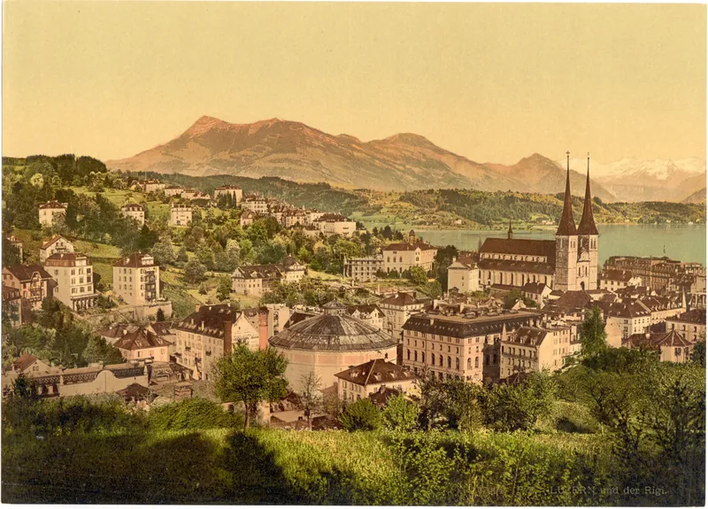 Lucerne and the Rigi, Lake Lucerne, Switzerland (between 1890 and 1900)