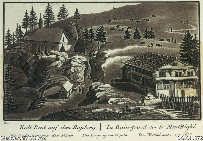 Gasthaus Rigi-Kaltbad (ca. 1820)