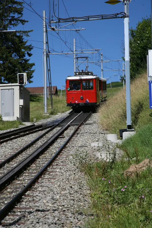 Weggis, Rigi Kaltbad-First, former VRB station, today Rigi Bahnen AG RB (07.08.2016)