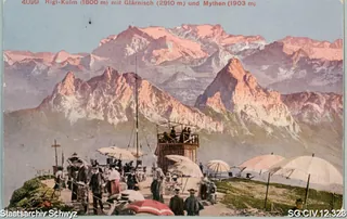 Rigi-Kulm mit Glärnisch und Mythen (keine Angabe)