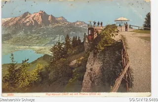 Rigi-Känzeli (1407 m) mit Pilatus (2132 m) (1903)