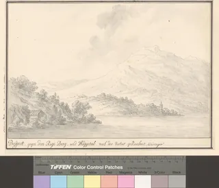 Prospect gegen dem Rigi Berg und Wäggital: nach der Natur gezeichnet (zwischen 1755 und 1770?)