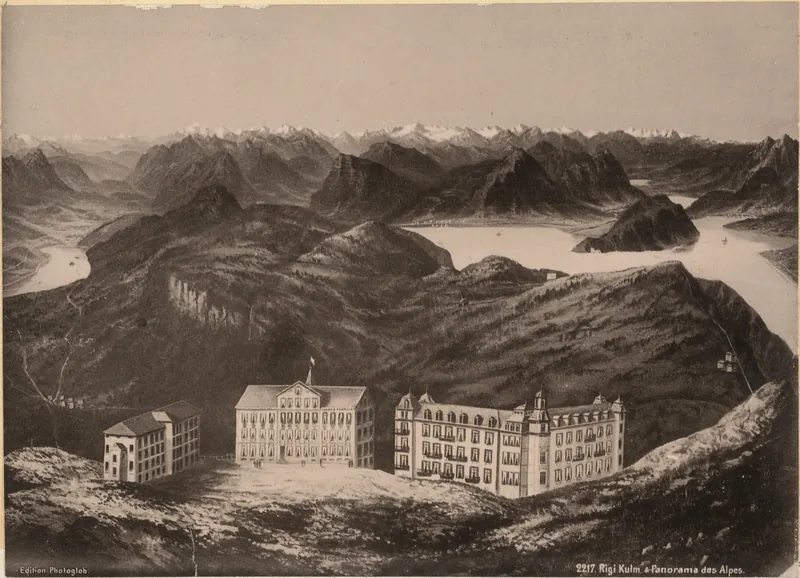 Rigi Kulm and Panorama des Alpes (vor 8/1900)