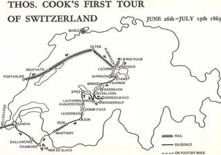 Thomas Cook's first tour of Switzerland (1863)